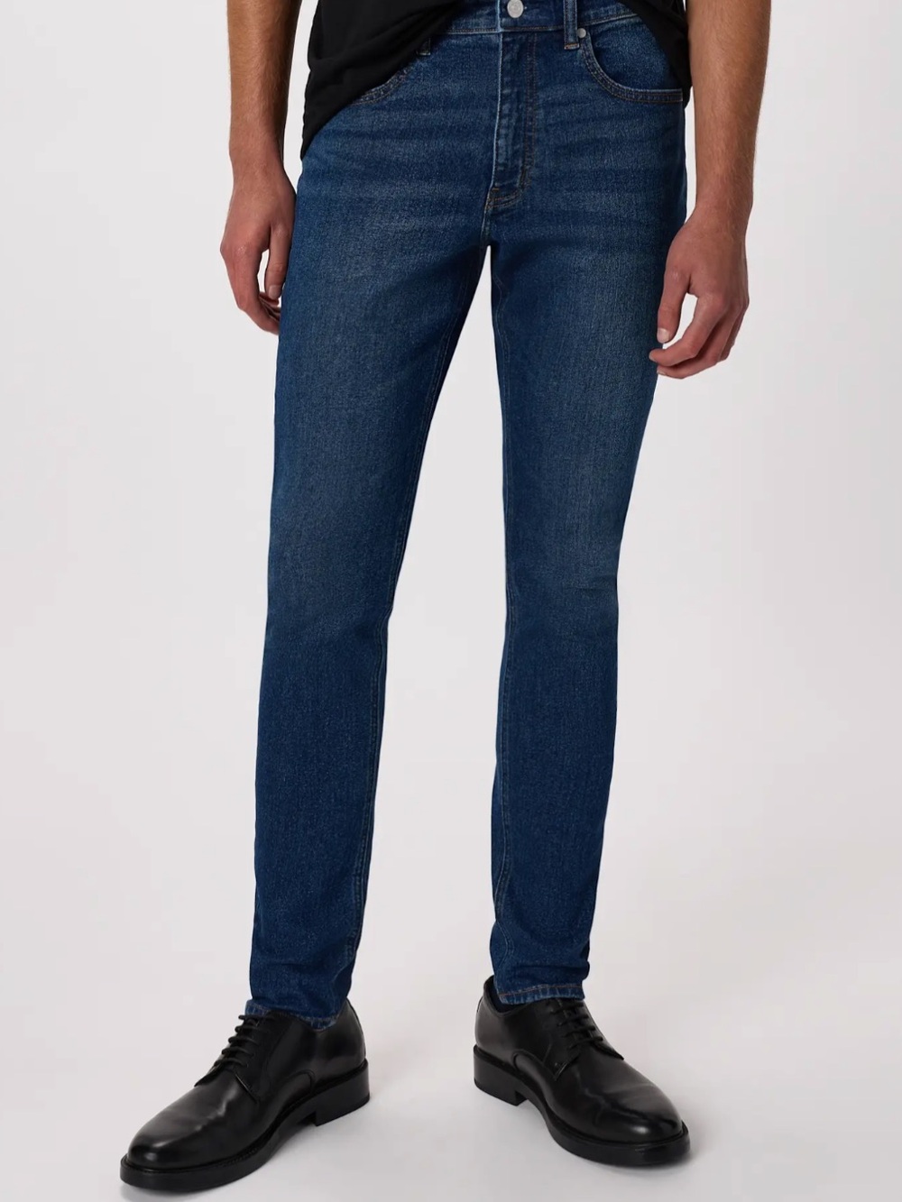 Quince Men's Warren Stretch Skinny Jeans Size 34x30 - Dusk Blue